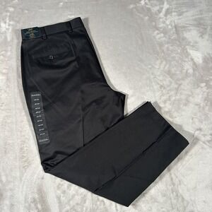NWT Brooks Brothers Advantage Chino Clark Fit Stretch Pants Mens 40x30 Black New